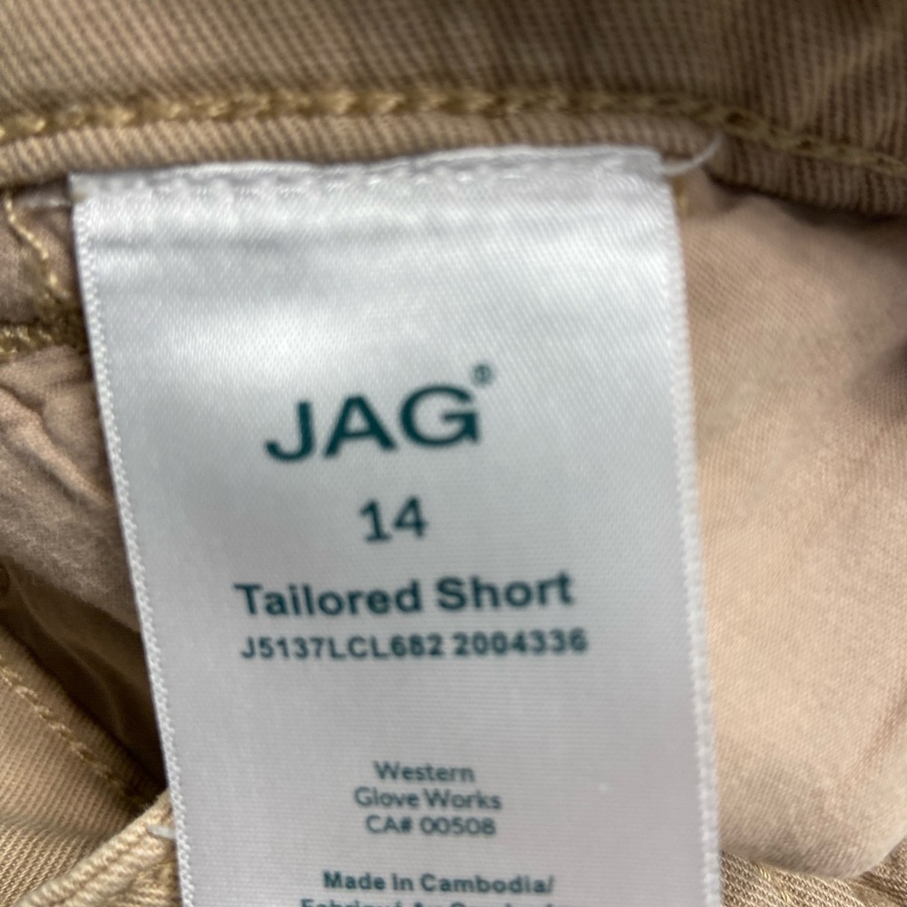 Jag Jeans Women’s Flat-Front Shorts — Olive, Rust, and Tan - Picture 5 of 6